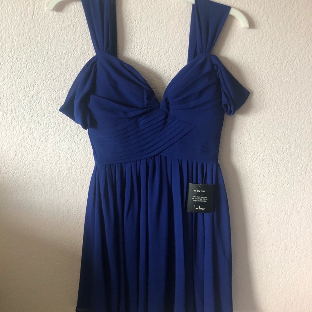 lulus royal blue dress!!